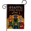 Angeleno Heritage Angeleno Heritage G135099-BO 13 x 18.5 in. Three Kings Day Garden Flag with Winter Nativity Double-Sided Decorative Vertical Flags House Decoration Banner Yard Gift G135099-BO